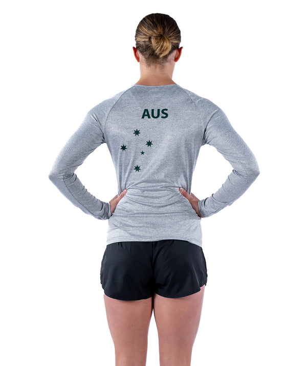 Women's Rowing Australia Supporter LS T-Shirt - Grey