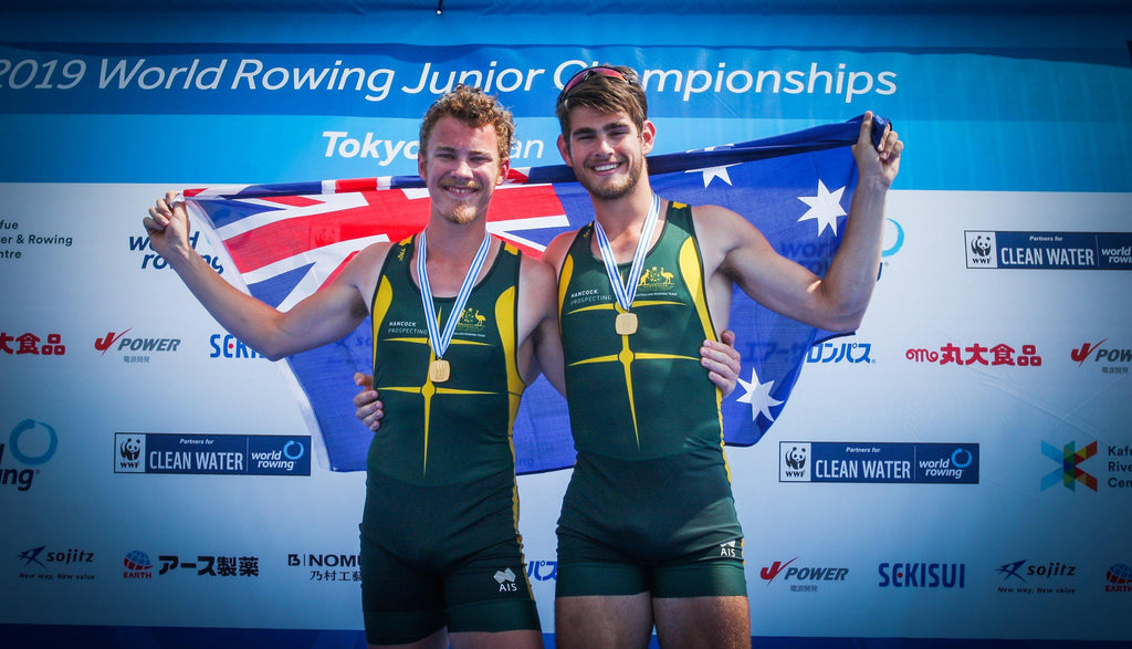 Harrison Fox and Hamish Henriques-Junior-Mens-Double-Scull-World-Champions-Copyright RA