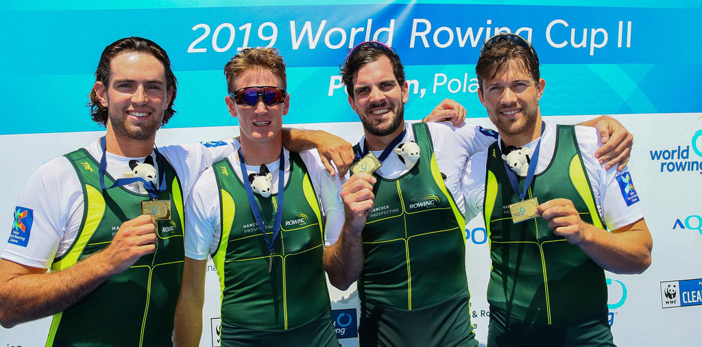 Australian Men's Four Gold in Poznan, Poland