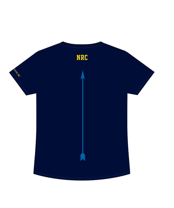 Women's Nottingham Rowing Club Performance T-Shirt SS - Navy