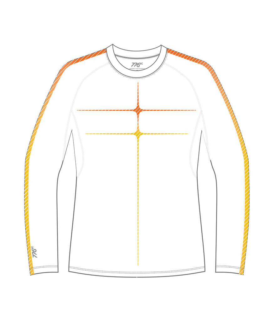 Men's Curtin University Motion Base Layer LS - White