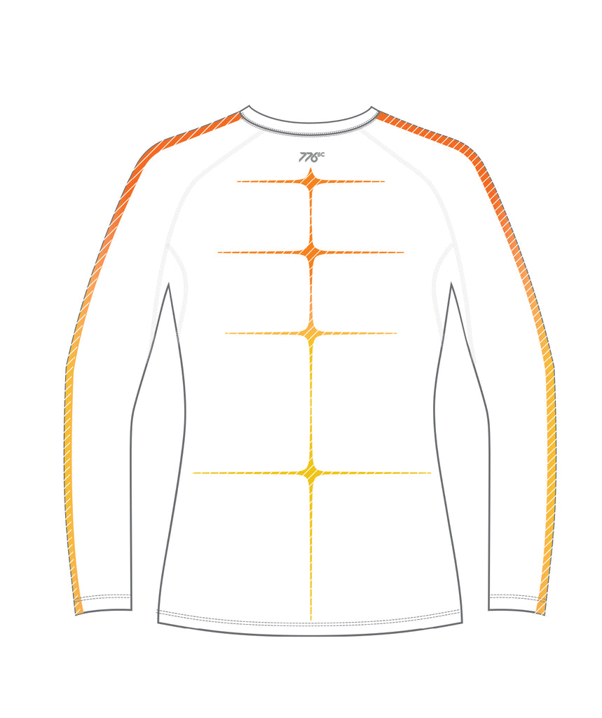 Women's Curtin University Motion Base Layer LS - White