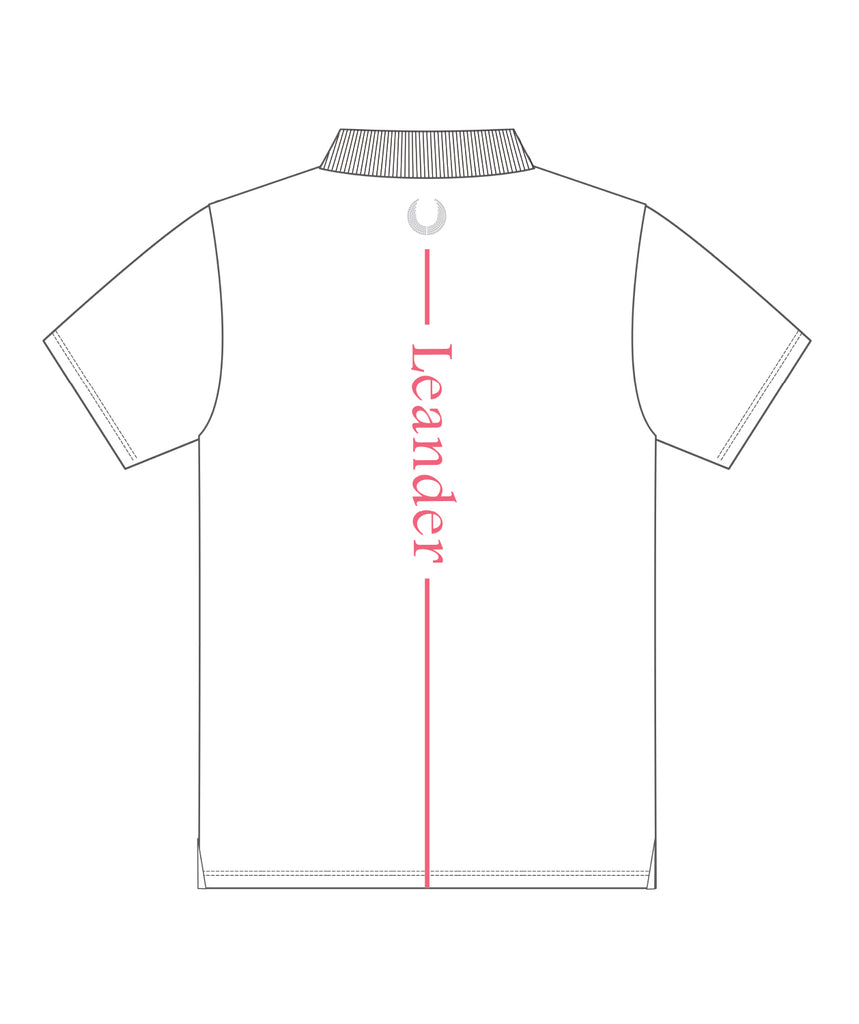 Men's Leander Podium Polo SS - White