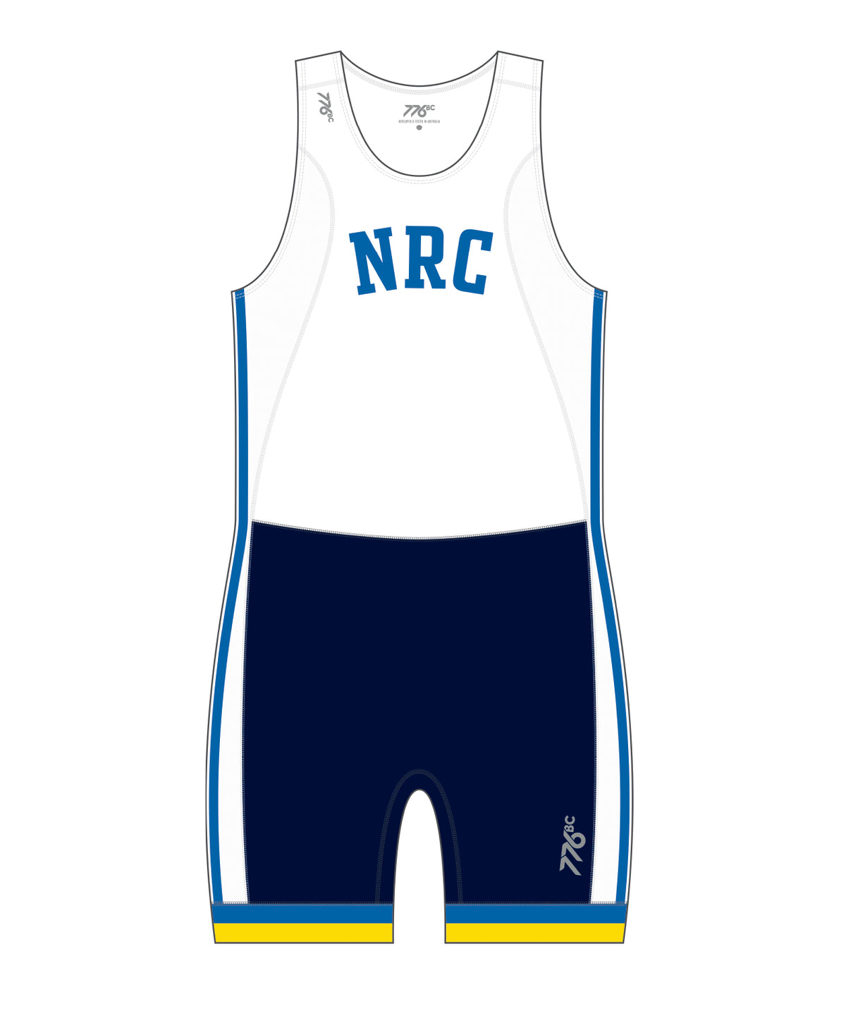 Men's Nottingham Rowing Club Pro Unisuit - Navy/White