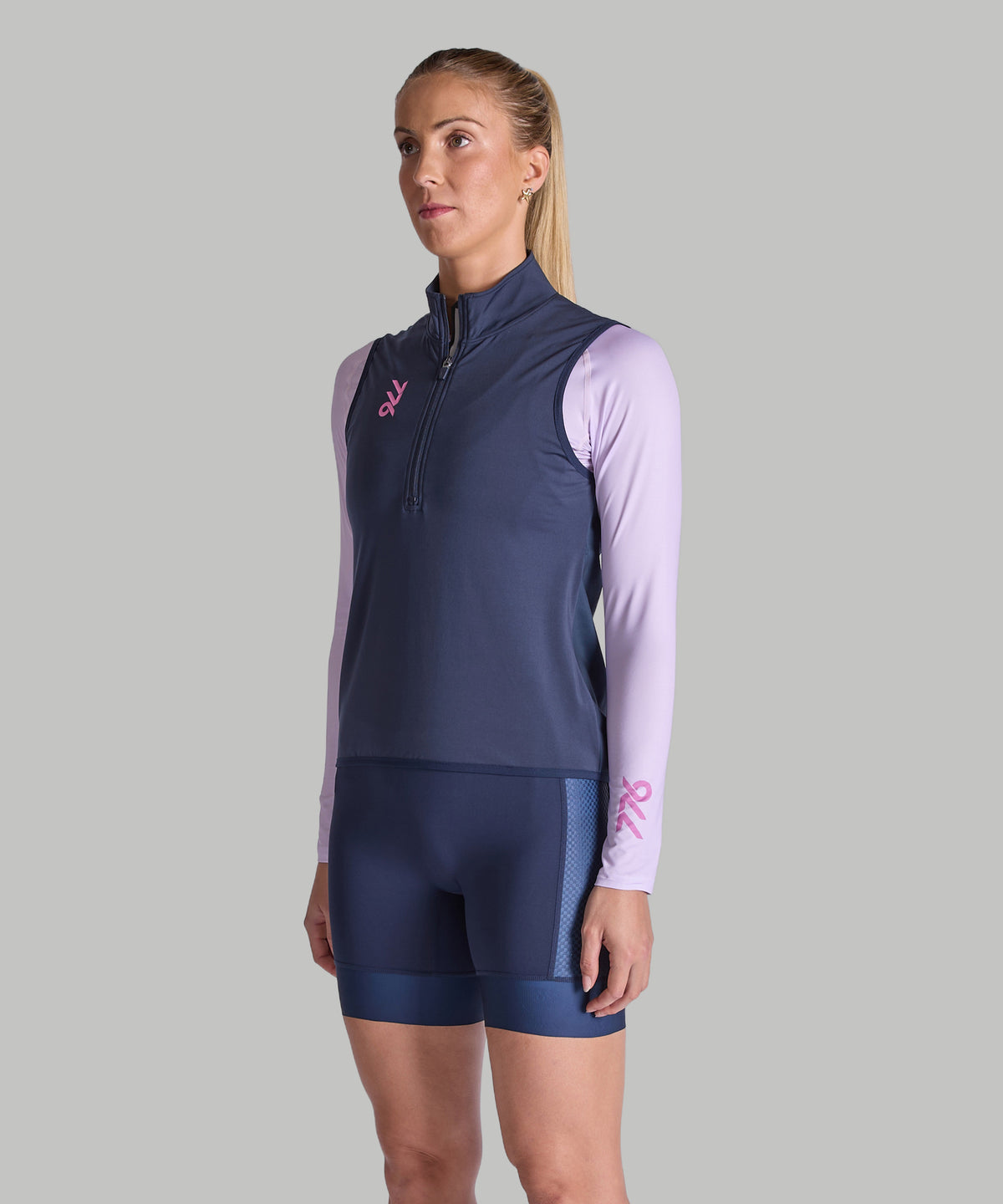 Women's 776BC Stratus Vest - Navy/Endorphin