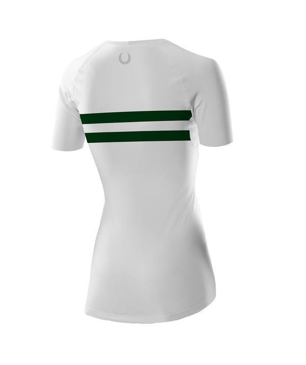 Women's Buckingham Rowing Club Base Layer SS - White