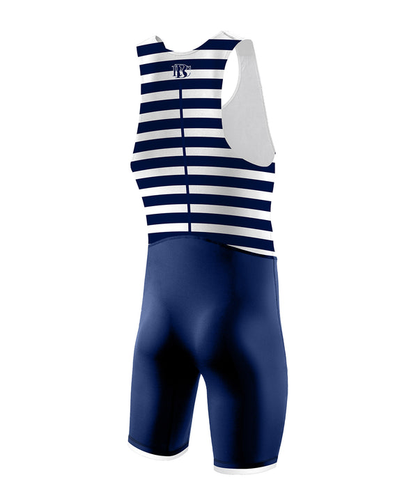 Men's Barwon Rowing Club Streamline Unisuit - White/Navy