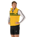 Men's Buckingham Rowing Club Stratus Vest - Yellow/Green