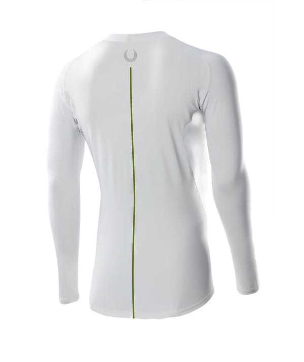 Men's Drummoyne Rowing Club Base Layer LS - White