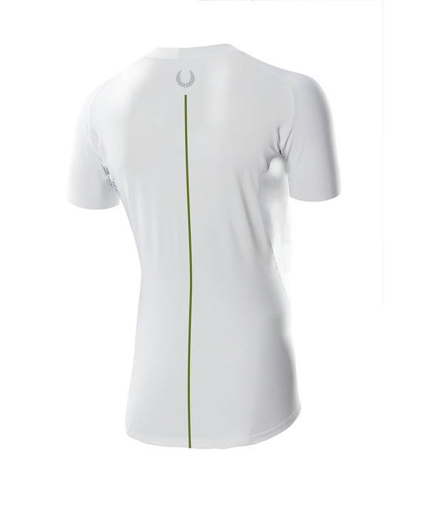 Men's Drummoyne Rowing Club Base Layer SS - White