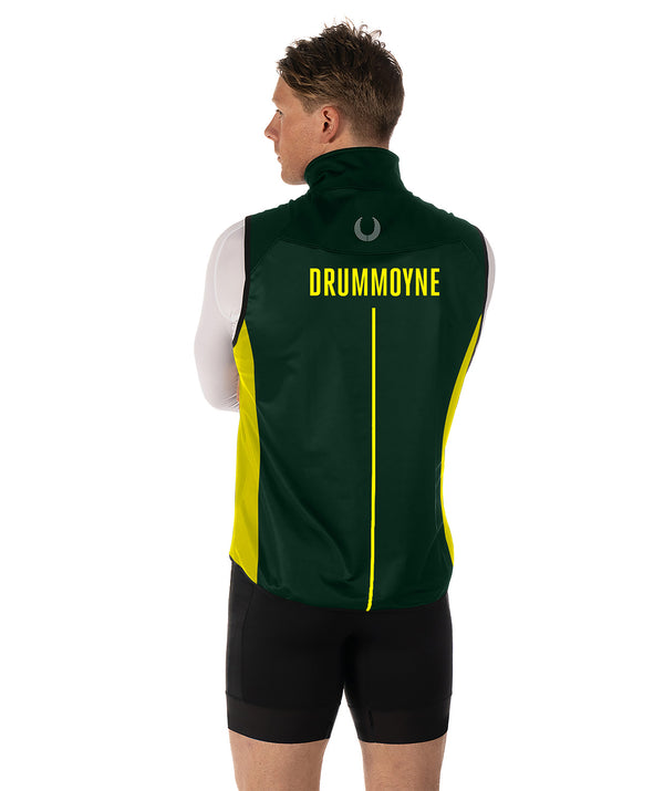 Men's Drummoyne Rowing Club Stratus Vest - Yellow/Green