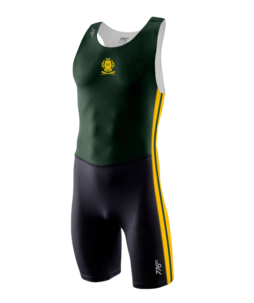 Men's Drummoyne Rowing Club Sprint Unisuit - Yellow/Green