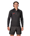 Men's Essendon Rowing Club Tech 1/4 Zip LS - Black