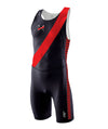 Men's Essendon Rowing Club Racing Pro Unisuit - Black/Red