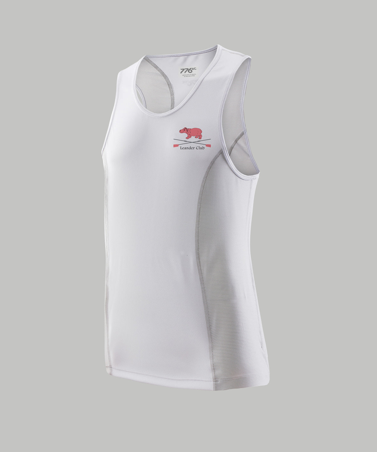 Men's Leander Athlete Kit Performance Tank - White