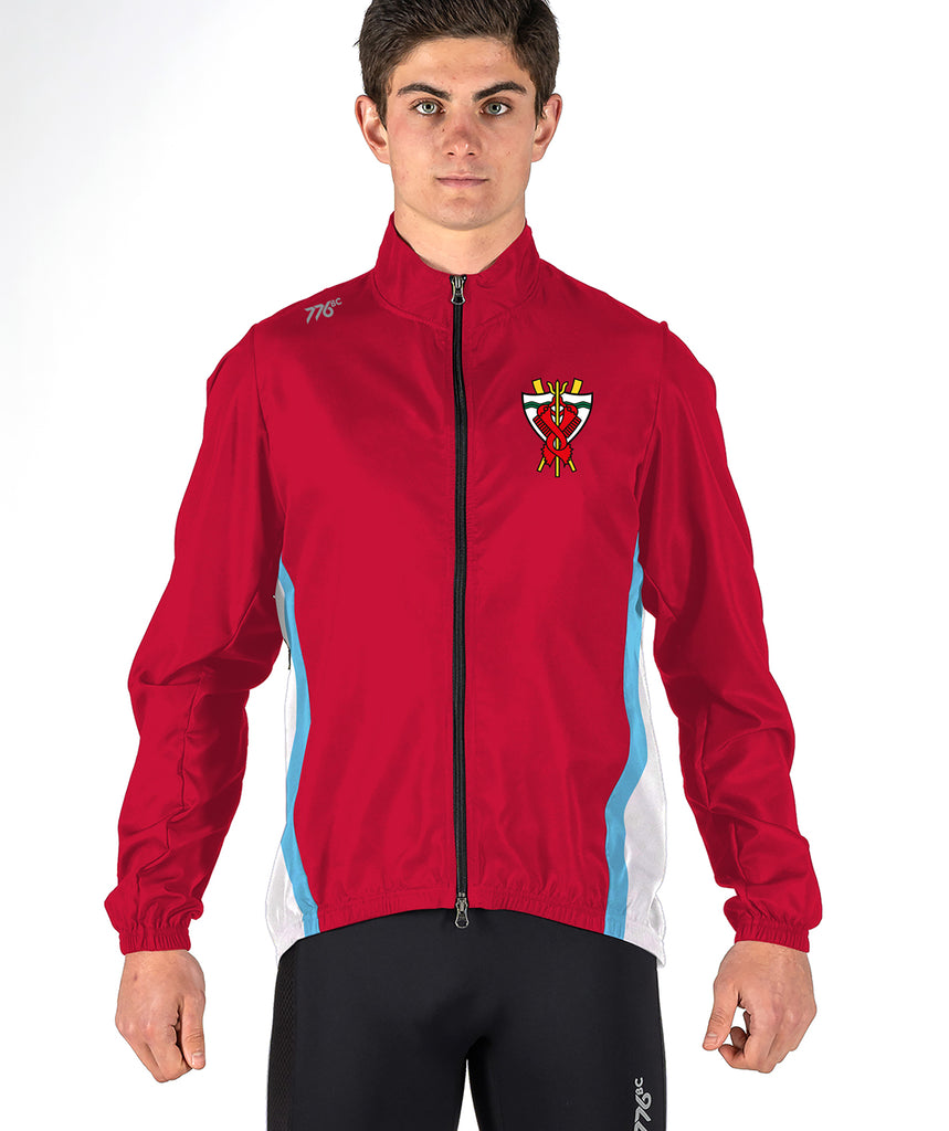 Men's Mercantile Rowing Club Cirrostratus Wind Jacket - Red