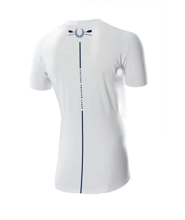 Men's Melbourne University Boat Club Base Layer SS - White