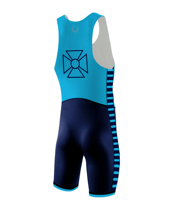 Men's Murray Bridge Rowing Club Sprint Unisuit - Navy/Blue