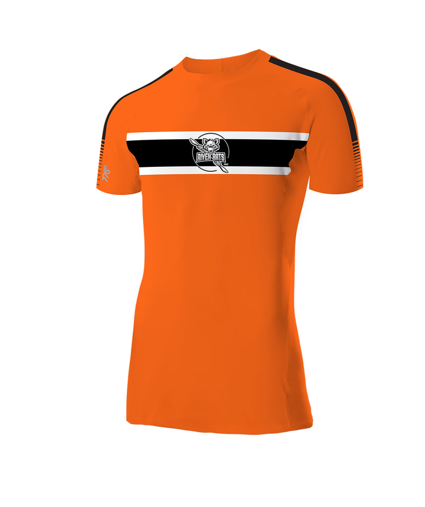 Men's River Rats SS Base Layer - Neon Orange