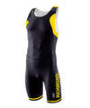 Men's Richmond Rowing Club Pro Unisuit - Black/Yellow