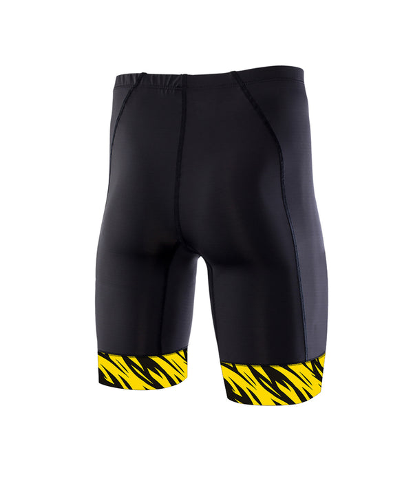 Men's Richmond Rowing Club Side Panel Short - Black/Yellow