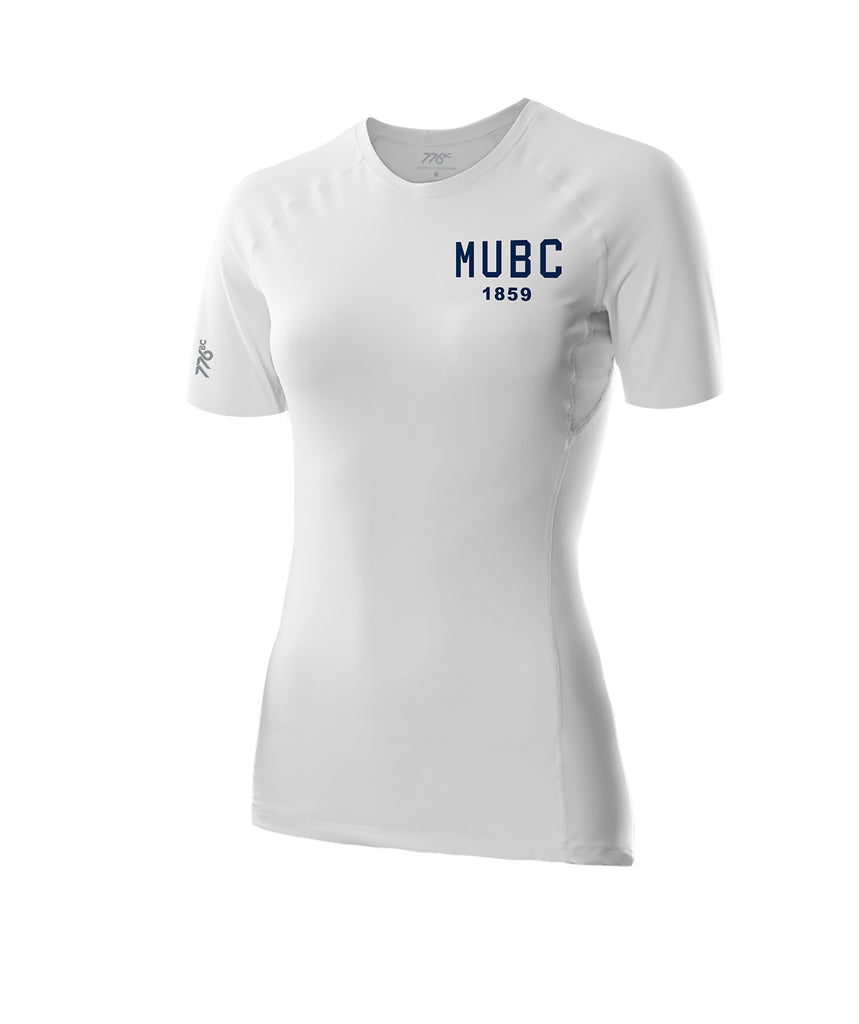 Women's Melbourne University Boat Club Base Layer SS - White