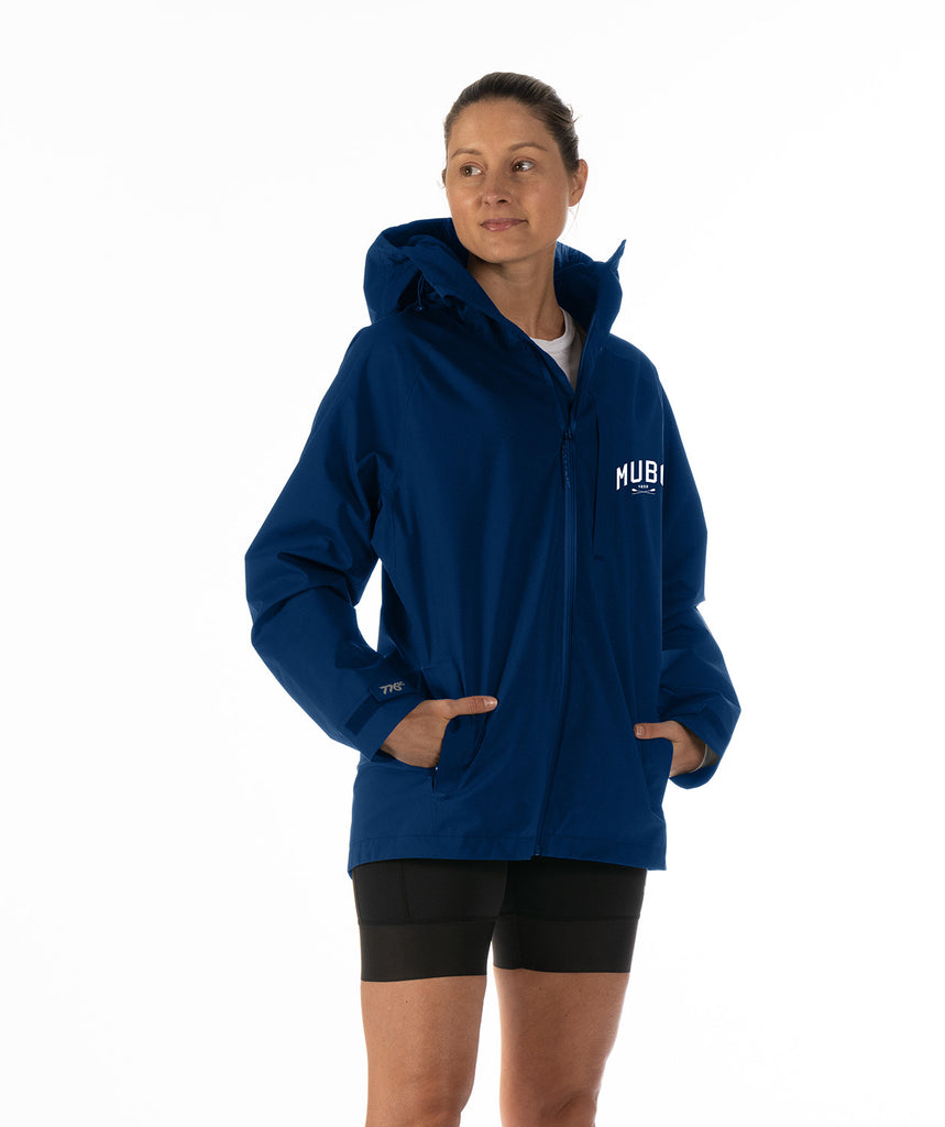 Women's Melbourne University Boat Club Polar Vortex Waterproof Jacket - Navy