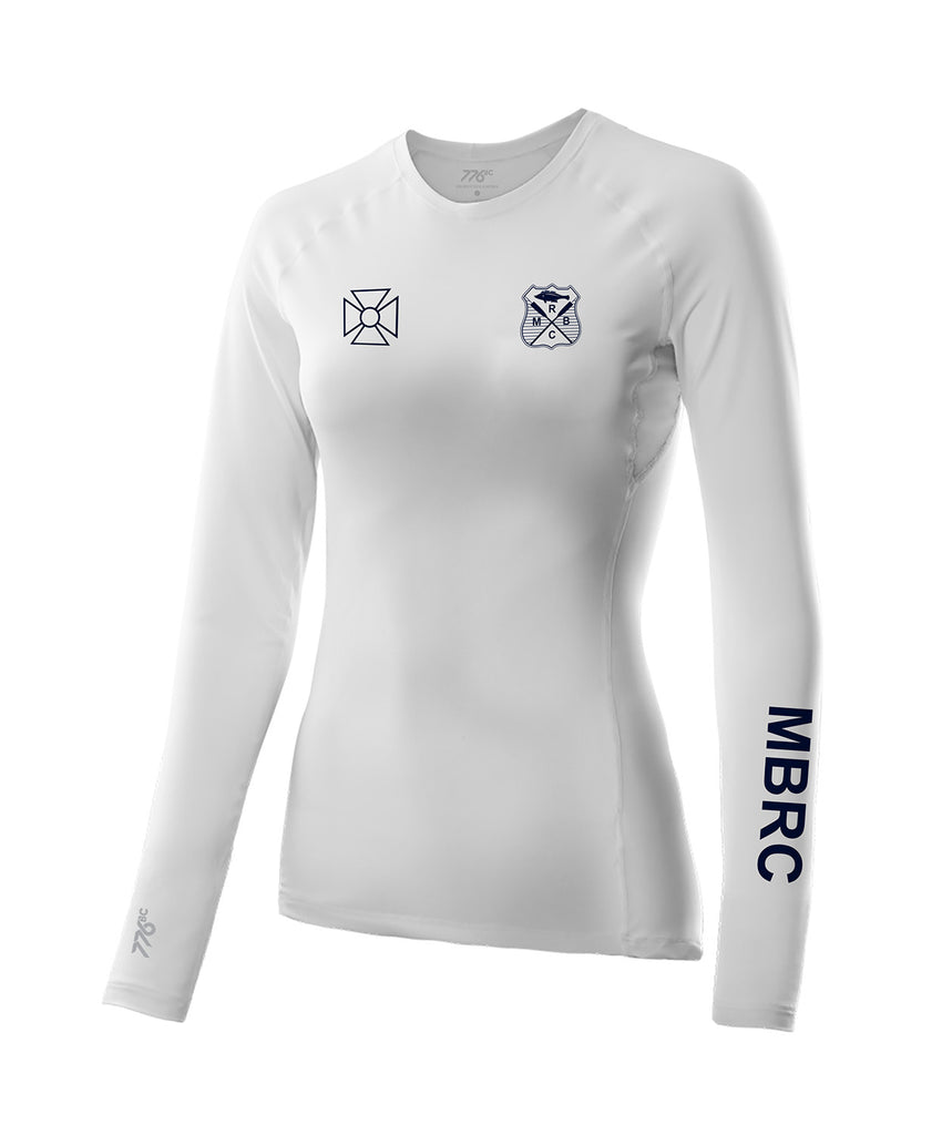 Women's Murray Bridge Rowing Club Base Layer LS - White