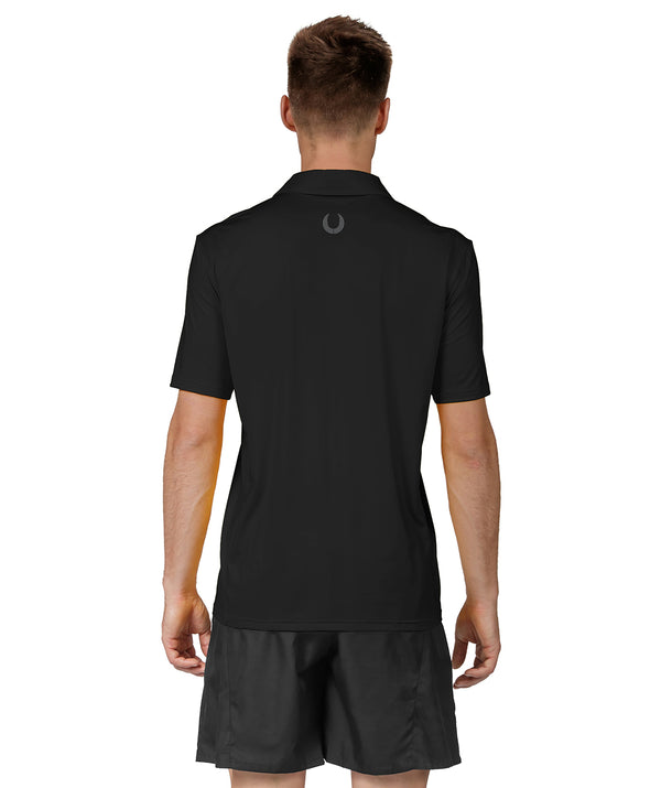 Men's Hawkes Bay Rowing Club Polo SS - Black