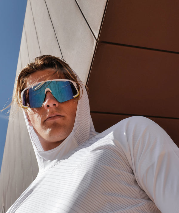 Men's Wreath Summer Hoodie - Graphic White