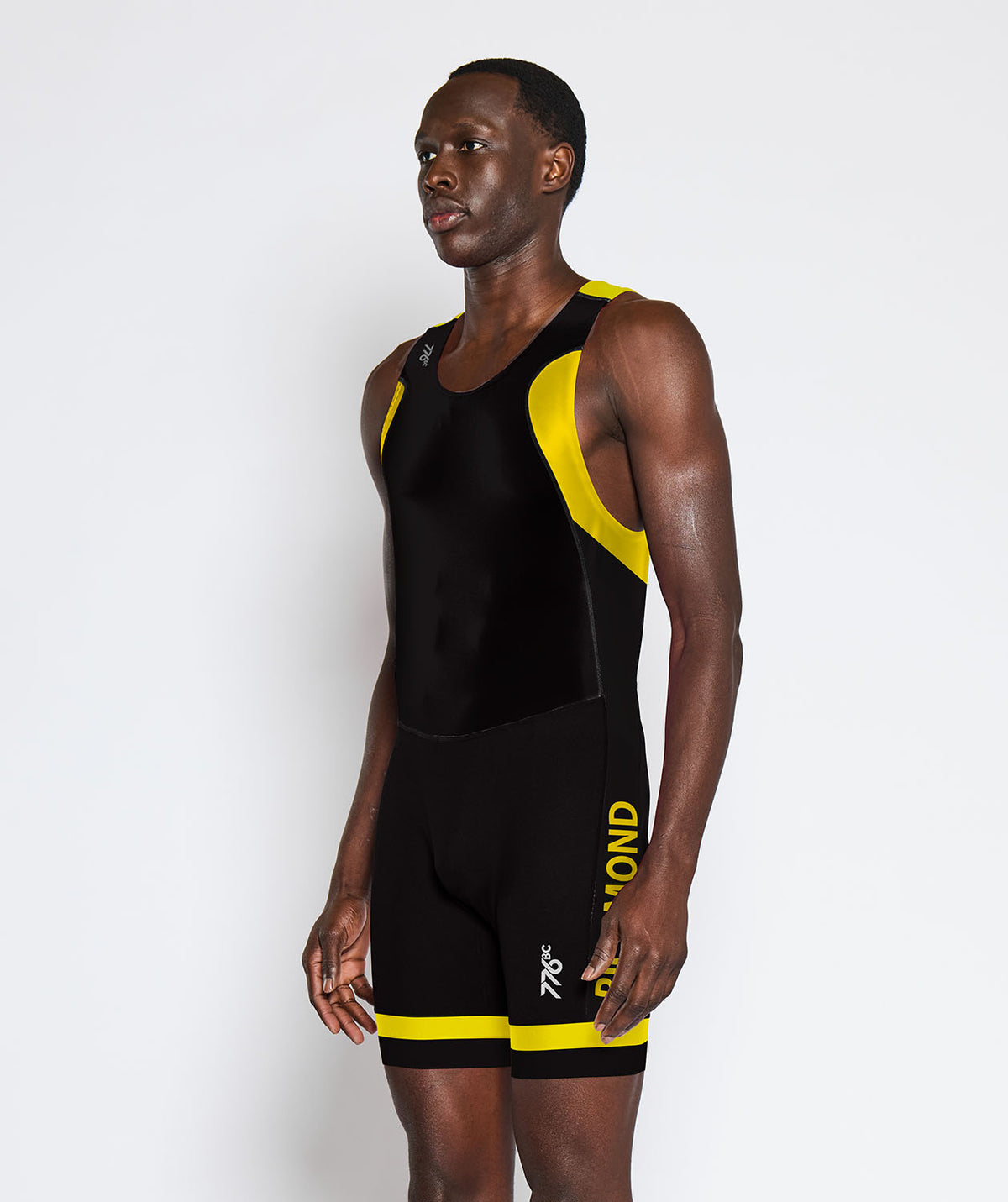 Men's Richmond Rowing Club Pro Unisuit - Black/Yellow