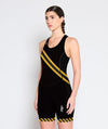 Women's Townsville Grammar Pro Unisuit - Black/Yellow