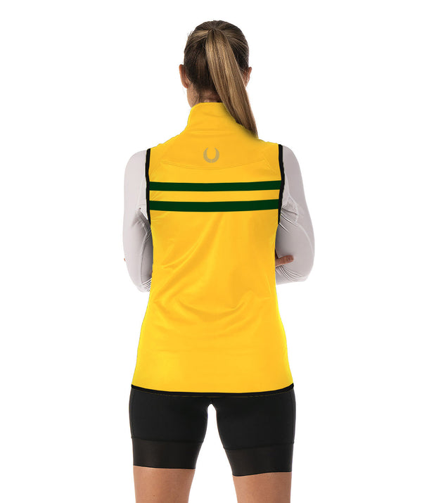 Women's Buckingham Rowing Club Stratus Vest - Yellow/Green