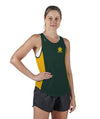 Women's Drummoyne Rowing Club Training Tank - Yellow/Green