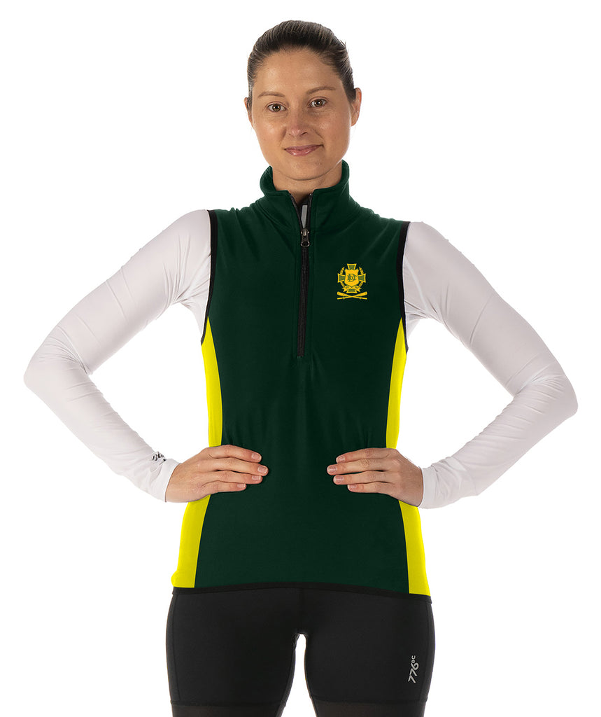 Women's Drummoyne Rowing Club Stratus Vest - Yellow/Green