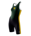 Women's Drummoyne Rowing Club Sprint Unisuit - Yellow/Green