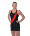 Women's Essendon Rowing Club Performance Tank - Black/Red