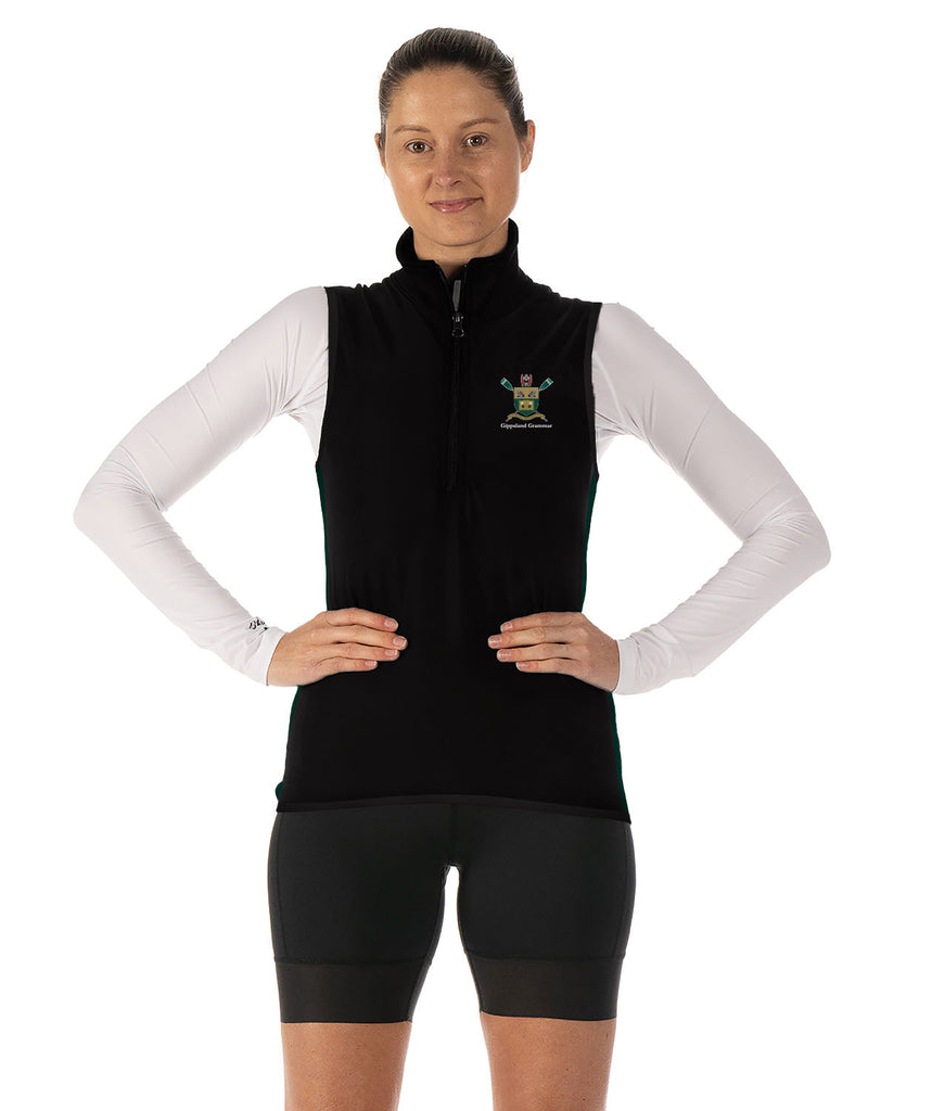 Women's Gippsland Grammar Stratus Vest - Black