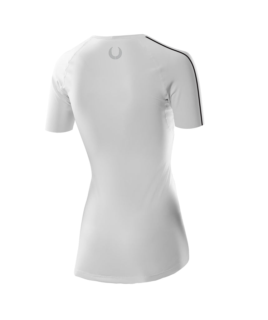 Women's Hawkes Bay Rowing Club Base Layer SS - White