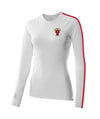 Women's Mercantile Rowing Club Motion Base Layer LS - White/Red