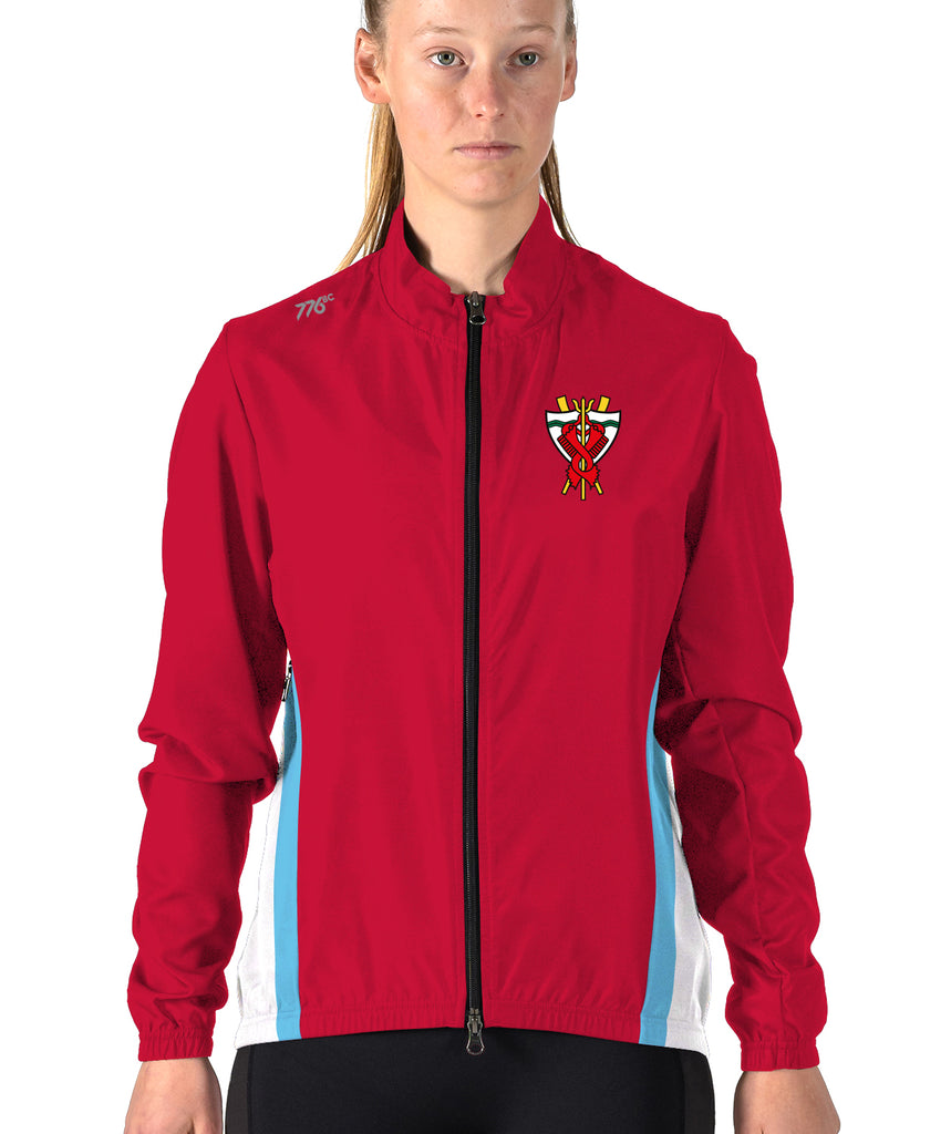 Women's Mercantile Rowing Club Cirrostratus Wind Jacket - Red