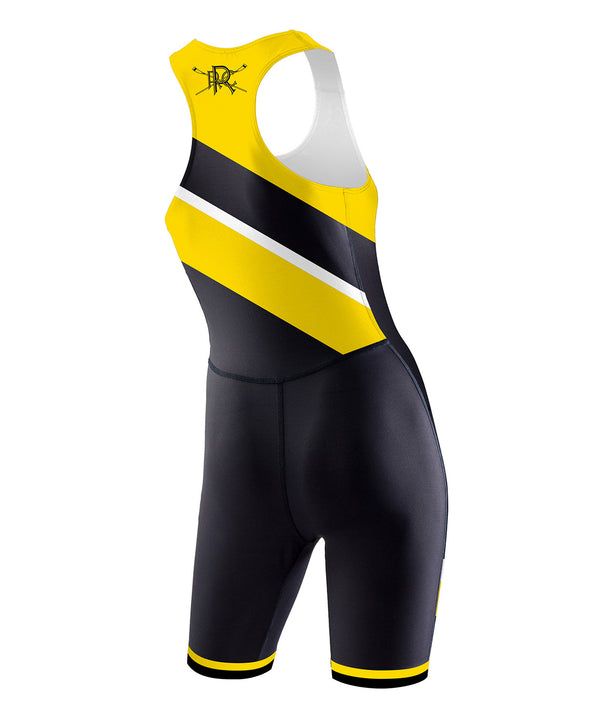 Women's Richmond Rowing Club Pro Unisuit - Black/Yellow