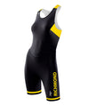 Women's Richmond Rowing Club Pro Unisuit - Black/Yellow