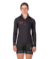 Women's Essendon Rowing Club Tech 1/4 Zip LS - Black