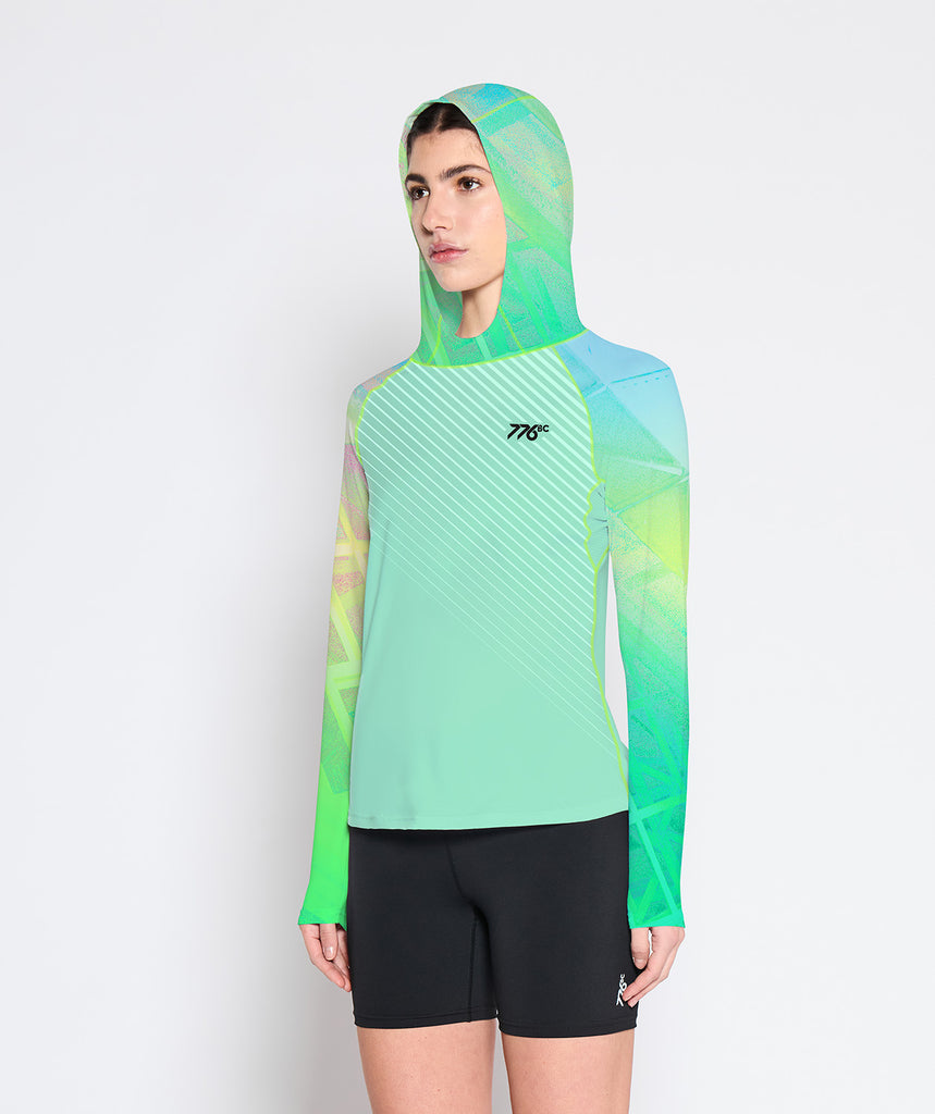 Women's 776BC X Mimi Summer Hoodie LS - Urban Neon