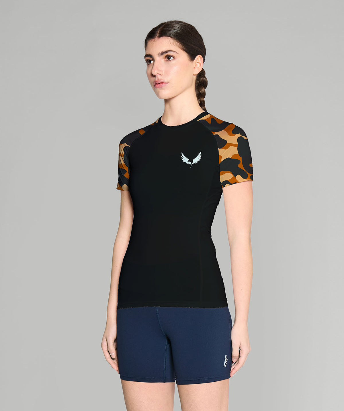 Women's American School in London Base Layer SS - Black
