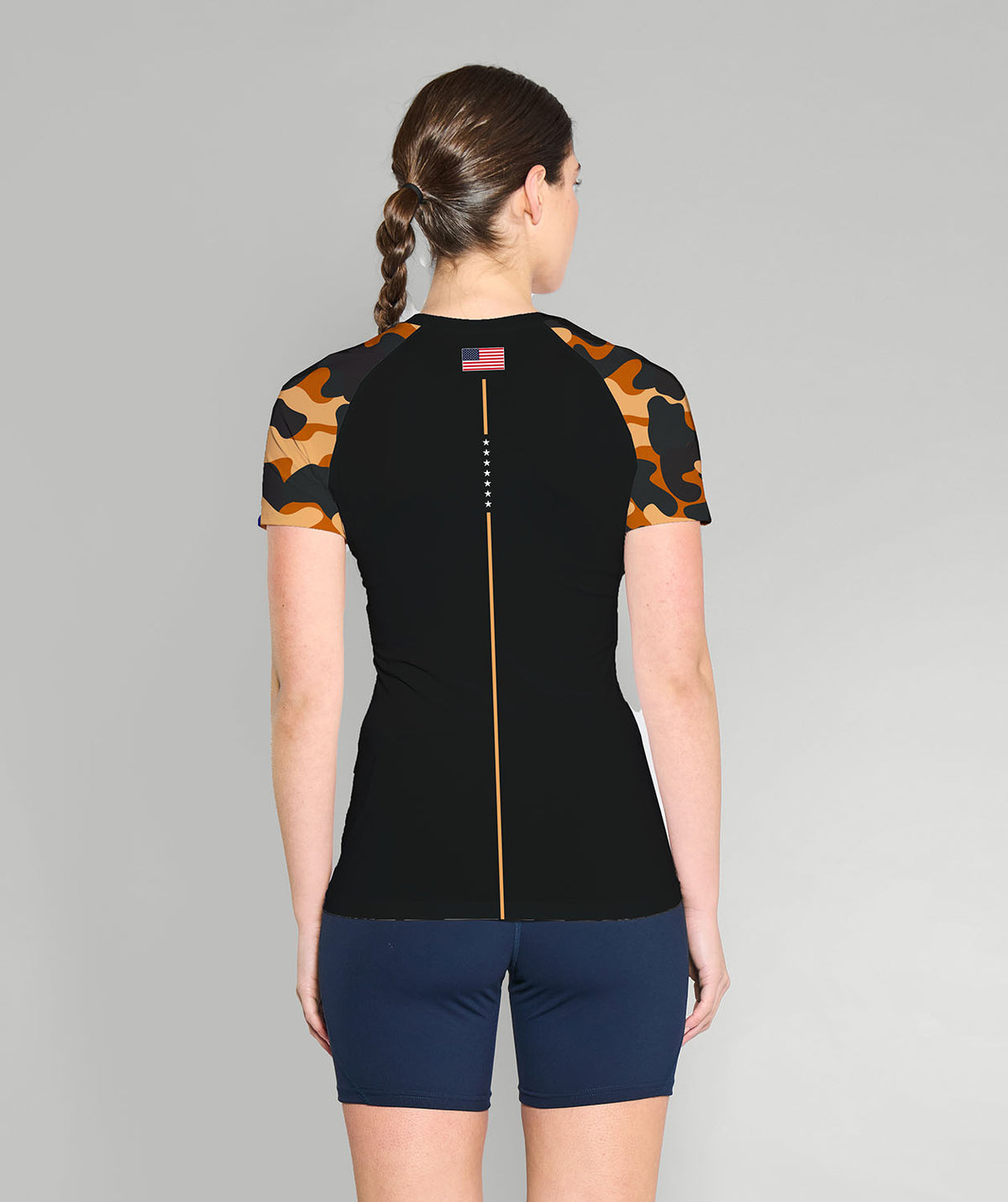 Women's American School in London Base Layer SS - Black