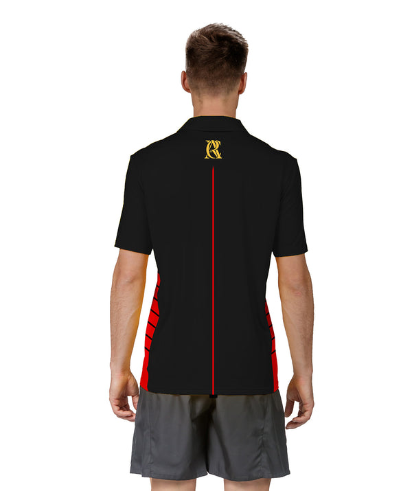 Men's Auckland Rowing Club Polo SS - Black