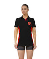 Women's Auckland Rowing Club Polo SS - Black