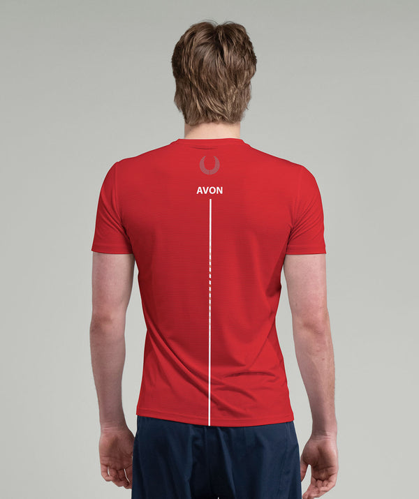 Men's Avon Rowing Performance T-Shirt SS - Red